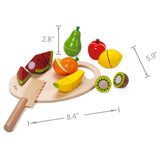 Classic World Ahşap Meyve Sebze Kesme Oyunu 17 Parça