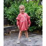 Little Yucca Circle Sweat Elbise | Vişne
