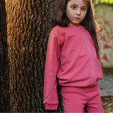 Little Yucca Bomber Ceket | Vişne