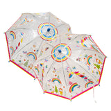Floss & Rock Renk Değiştiren Şeffaf Şemsiye | Rainbow Fairy