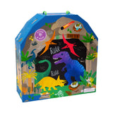 Floss & Rock Ahşap Figürlü Oyun Kutuları - Dino