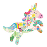 Floss & Rock 40 Parça Yapboz - Unicorn Şekilli Rainbow Unicorn