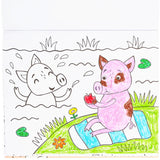 Ooly Boyama Kitabı - Little Farm Friends