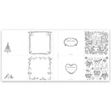 The Colouring Book of Cards and Envelopes: Christmas
