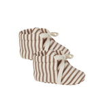 Quincy Mae Bebek Patiği | Cocoa Stripe