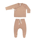Quincy Mae Kimono Üst ve Ayaklı Pantolon | Blush