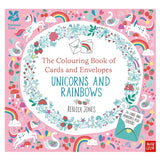 The Colouring Book of Cards and Envelopes Unicorns and Rainbows