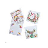 The Colouring Book of Cards and Envelopes Unicorns and Rainbows