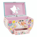Floss & Rock Müzikli Oval Mücevher Kutusu - Rainbow Fairy