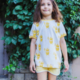 Little Yucca Sporty Tshirt | Yellow