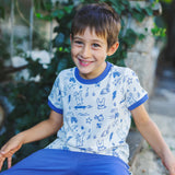 Little Yucca Sporty Tshirt | Midnight Blue