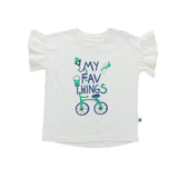 Little Yucca Frills Tshirt | Offwhite