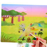 Ooly Set The Scene Transfer Çıkartma Seti - Jungle Journey
