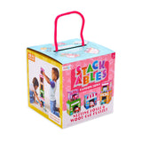 Ooly Stackables Karton Blok Oyun Seti - Rainbow Town