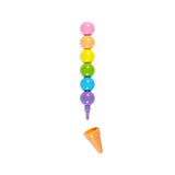 Ooly Rainbow Scoops 6 Renkli Silinebilir Mum Boya