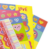 Ooly Stickiville Çıkartma Kitabı - Happy Hearts