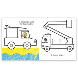 First Colouring Trucks