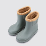 Igor W10290 Tokio Borreguito Çocuk Kürklü Yağmur Botu | Verde Green
