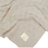 Miela Kids Honeycomb Triko Battaniye | Bej