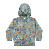 Miela Kids Su Tutmaz Softshell Desenli Ceket | Mint Jungle