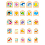 Girl Nation Bileklik ve Tırnak Sticker Seti - Under the Sea
