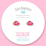 Girl Nation Klipsli Küpe - Sweet Sun Hat