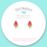 Girl Nation Küpe - Melon Pop