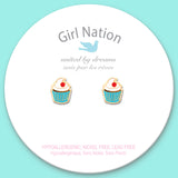 Girl Nation Küpe - Classic Cupcake