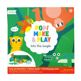Ooly Pop! Make & Play Açılabilir Oyun Seti - Into The Jungle