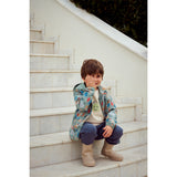 Miela Kids Su Tutmaz Softshell Desenli Ceket | Mint Jungle