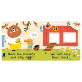 Bear & Mouse On The Farm