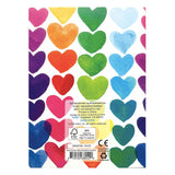 Ooly Side Notes Yapışkanlı Etiket Seti - Rainbow Hearts