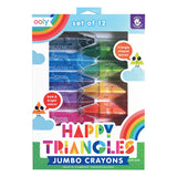 Ooly Happy Triangles 12’li Jumbo Mum Boya