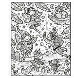 Winter Wonderland Magic Painting Book