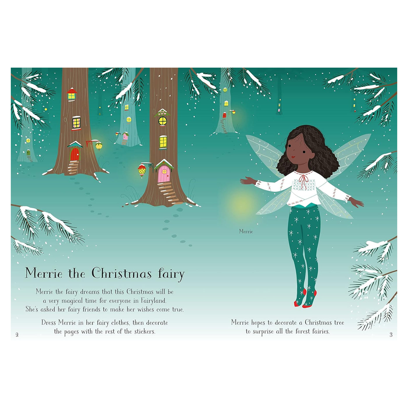 Little Sticker Dolly Dressing Christmas Fairy Petit Collective Little Sticker Dolly Dressing Christmas Fairy Petit Collective
