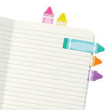 Ooly Note Pals Yapışkanlı Etiket Seti - Rainbow Crayons