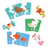 Petit Collage Yazım Yapbozu - Spelling Animals