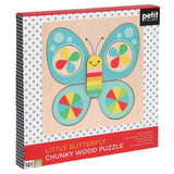 Petit Collage Büyük Parçalı Ahşap Yapboz - Little Butterfly