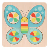 Petit Collage Büyük Parçalı Ahşap Yapboz - Little Butterfly