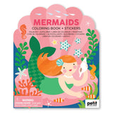 Petit Collage Çıkartmalı Boyama Kitabı - Mermaids
