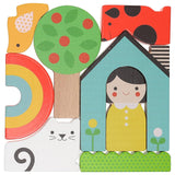 Petit Collage Ahşap Yapboz & Oyun - At Home