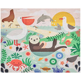 Petit Collage Taşınabilir Çantalı Çift Taraflı Yapboz - Under The Sea