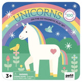Petit Collage Taşınabilir Mıknatıslı Oyun Seti - Unicorns