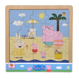 Peppa Pig Ahşap Puzzle - Sahil