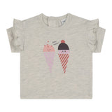 Antebies Fırfırlı T-shirt | Dondurma Aşkı