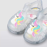 Igor S10309 Tobby Gloss Unicornio Çocuk Sandalet | Transparente Glitter