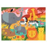 Petit Collage 24 Parçalı Yer Yapbozu - Safari