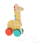 Petit Collage Ahşap Çek Çek Oyuncak - Giraffe