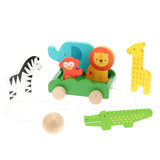 Petit Collage Ahşap Bowling - Safari Animals