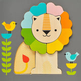 Petit Collage Büyük Parçalı Ahşap Yapboz- Little Lion